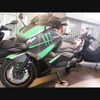 Carenage en abs pour la roue avec peinture compatible avec Yamaha T Max 530 2012 - 2014 - MXPCYT5368