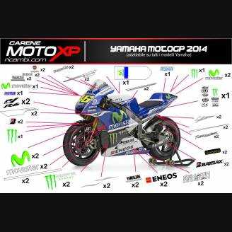 Lackierte Rennverkleidung Yamaha R1 2007 - 2008 - MXPCRV5379