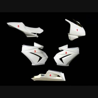 Carene Kawasaki Zx 250 2008 - 2012 senza Parafango Racing - MXPCRD5555