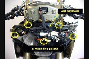 Ducati 899 1199 Panigale Verkleidung mit Hoecker ohne Kotflugel - MXPCRD5581