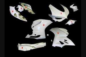 Ducati 899 1199 Panigale Verkleidung mit Hoecker ohne Kotflugel - MXPCRD5581