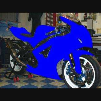 Lackierte Rennverkleidung Suzuki Gsxr 1000 2007 - 2008 mit 2 Farben + frei Grafiken - MXPCRV5704