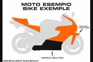 Painted Race Fairings Honda Cbr 1000 RR 2006 - 2007 in 2 Colours like the picture + stickers for free - MXPCRV5757