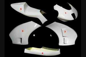 Complete fairings in 5 Pieces without front fender Vers.1 5PZ 