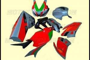 Carenado Racing Pintado Aprilia RSV4 2009 - 2014 fluo - MXPCRV5924