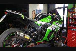 Lackierte Straße Verkleidung auf ABS kompatibel mit Kawasaki ZX10R 2011 - 2015 - MXPCAV5925