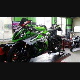 Lackierte Straße Verkleidung auf ABS kompatibel mit Kawasaki ZX10R 2011 - 2015 - MXPCAV5925