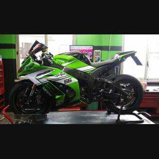 Lackierte Straße Verkleidung auf ABS kompatibel mit Kawasaki ZX10R 2011 - 2015 - MXPCAV5925