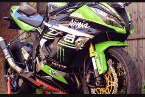 Carene stradali in abs verniciate compatibili con Kawasaki ZX6R 636 2013 - 2018 - MXPCAV6096