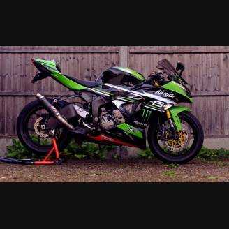 Carene stradali in abs verniciate compatibili con Kawasaki ZX6R 636 2013 - 2018 - MXPCAV6096