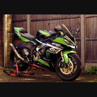 Carene stradali in abs verniciate compatibili con Kawasaki ZX6R 636 2013 - 2018 - MXPCAV6096