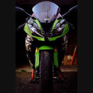 Lackierte Straße Verkleidung auf ABS kompatibel mit Kawasaki ZX6R 636 2013 - 2018 - MXPCAV6096