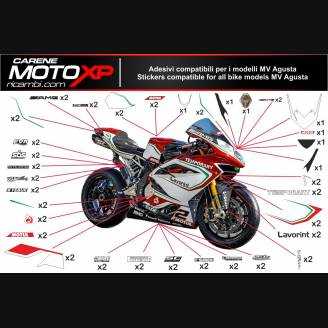 Kit de pegatinas compatible con MV Agusta F3 675 800 - MXPKAD6408