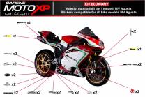 Aufkleber Satz kompatibel mit MV Agusta F3 675 800 - MXPKAD6510