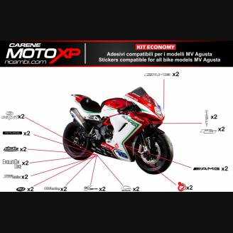 Aufkleber Satz kompatibel mit MV Agusta F3 675 800 - MXPKAD6512