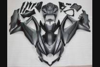 Carenados en abs pintados para la calle compatible para Suzuki Gsxr 600/750 2008 - 2010 Matt Black MXPCAV6773