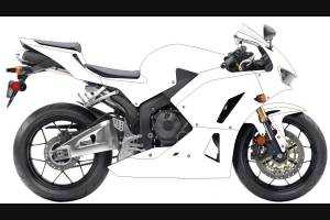 Carene stradali in abs verniciate compatibili con Honda CBR 600 RR 2013 - 2018 - MXPCAV6841