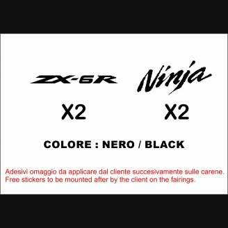 Carene stradali in abs verniciate compatibili con Kawasaki ZX6R 636 2005 - 2006 - MXPCAV6849