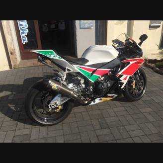 Carene stradali in abs verniciate compatibili con Aprilia RSV4 2009 - 2014 - MXPCAV6872