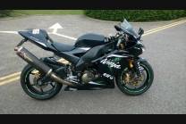 Lackierte Straße Verkleidung auf ABS kompatibel mit Kawasaki ZX6R 2007 - 2008 - MXPCAV6885 2
