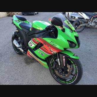 Carene stradali in abs verniciate compatibili con Kawasaki ZX6R 2007 - 2008 - MXPCAV6886