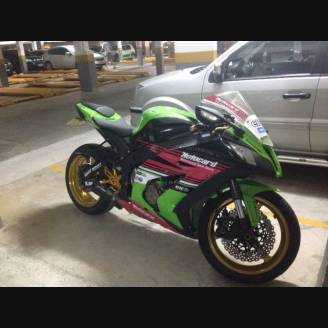 Carenage en abs pour la roue avec peinture compatible avec Kawasaki ZX10R 2011 - 2015 - MXPCAV6887