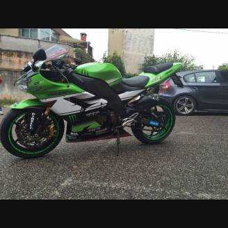 Carenage en abs pour la roue avec peinture compatible avec Kawasaki ZX10R 2004 - 2005 - MXPCAV6888