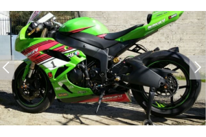 Painted street fairings in abs compatible with Kawasaki ZX10R 2008 - 2009 - MXPCAV6889