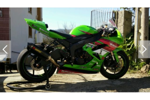 Carenados en abs pintados para la calle compatible para Kawasaki ZX10R 2008 - 2009 - MXPCAV6889