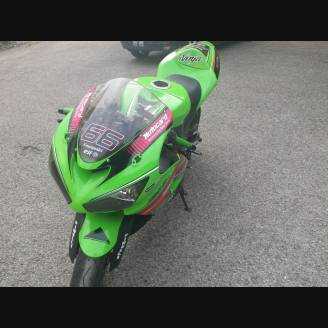 Carenados en abs pintados para la calle compatible con Kawasaki ZX6R 636 2005 - 2006 - MXPCAV6890